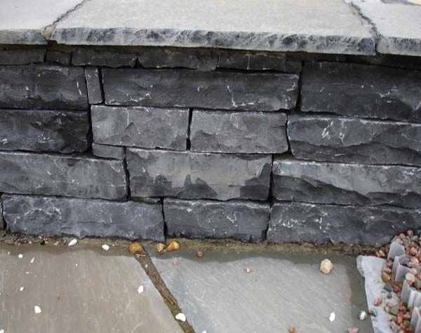 Black Lime stone Walling